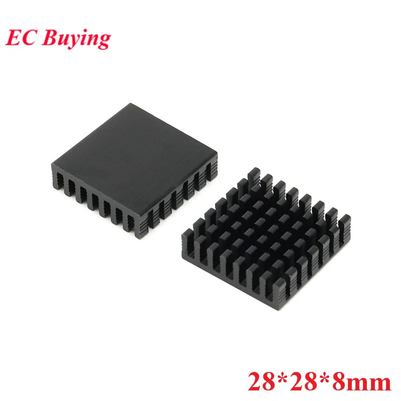 Kühlkörper 28x28x8mm Kühler Kühler Aluminium 28*28*8mm Kühlkörper 28mm ...