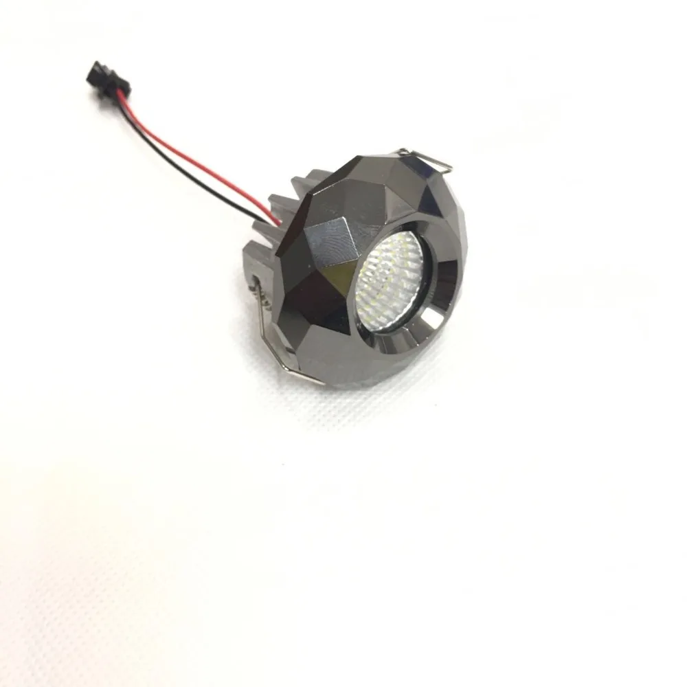 10 единиц 3 W светодиодный мини Einbauleuchte круглым verstellbarer черно-белую пятно Deckenlampe 220 V светодиодный-Schrankleuchte