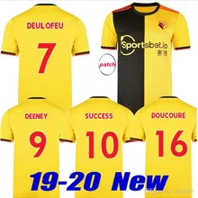 Новинка 19 20 Watford футбольные майки домашние желтые PEREYRA DEENEY серые DEULOFEU Джерси HUGHES для взрослых Watford рубашка