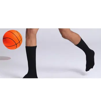 

Non-slip Fitness Socks Breathable Basketball Toe Socks Non-Slip Sports Socks For Men Solid Color