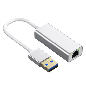 

Ethernet Adapter Excellent Craftsmanship Well Durability S3-8153-U Aluminum Alloy USB3.0 to RJ45 Gigabit Converter