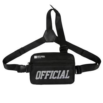 

Hip Hop Chest Bag Fashion Unisex Chest Rig Pack 2020 New Arrivals Women's Waist Bags Streetwear Tactical Vest Female iPad Pocket