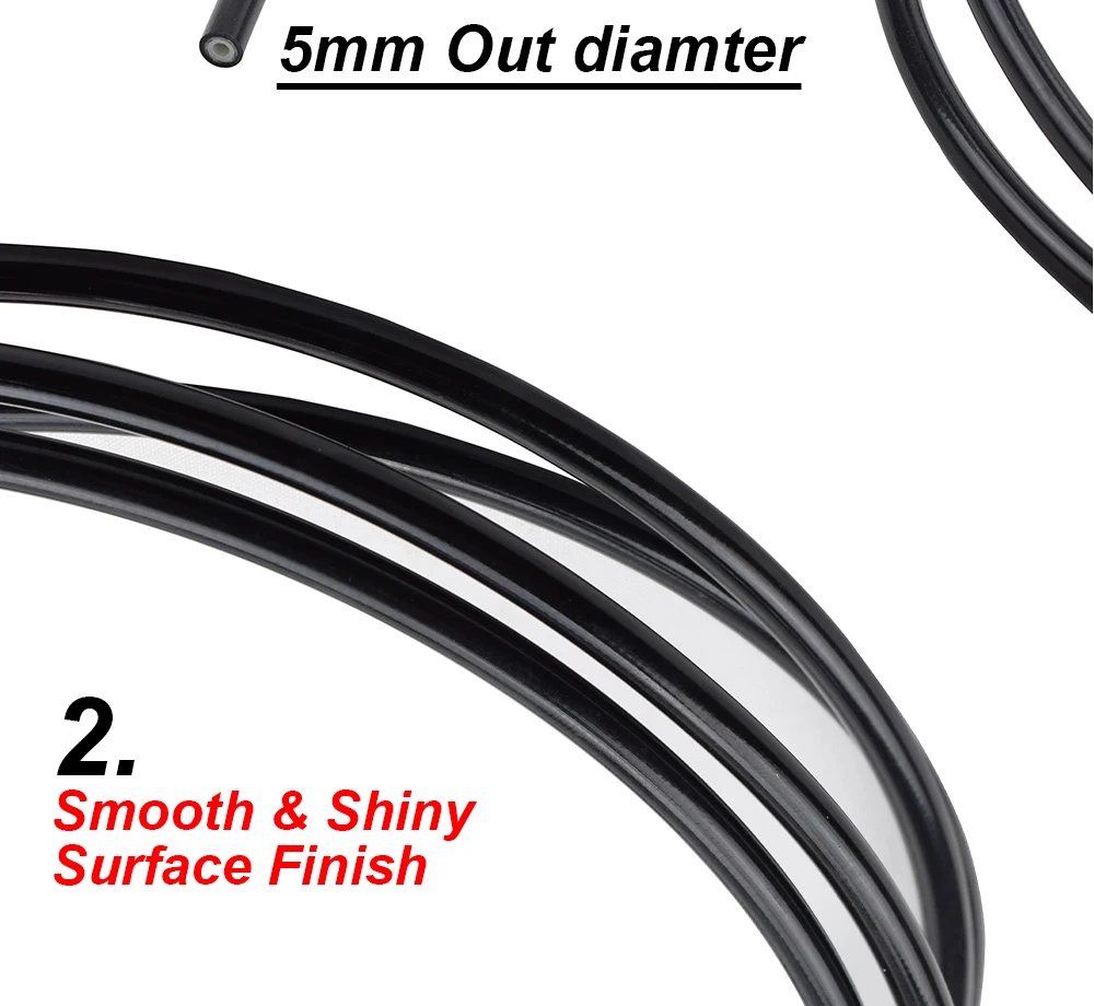 Durable 2.5m MTB Mountain Road Bike Bicycle Oil Brake Cable Needle Oliver Hydraulic Disc Brake Cable Set For SHIMANO SRAM MAGURA