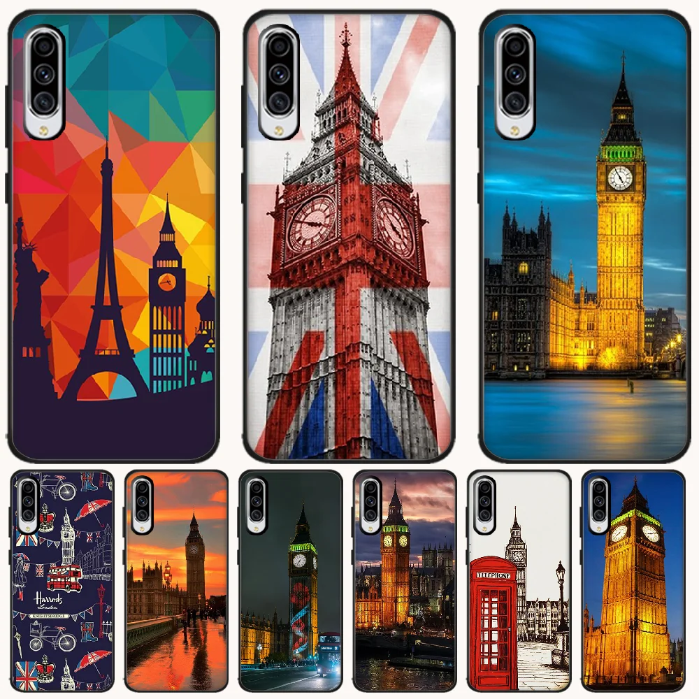 Viviana Famous scenic big ben DIY чехол для телефона с рисунком Samsung A10 20 30 40 50 70 10S 20S 2 ядра C8 A30S A50S |