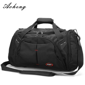 

Merk Sport Sporttas Mannen Vrouwen Draagbare Racket Sporttas Droog Nat Scheiding Waterdichte Zwemmen Tas Reizen Fitness Yoga Tas