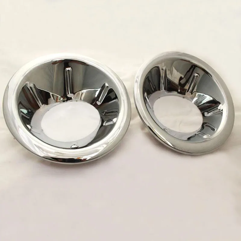 Chrome accessories for nissan navara brute chrome fog light cover frontier d40 2006-2012 2013 car styling part | Автомобили и