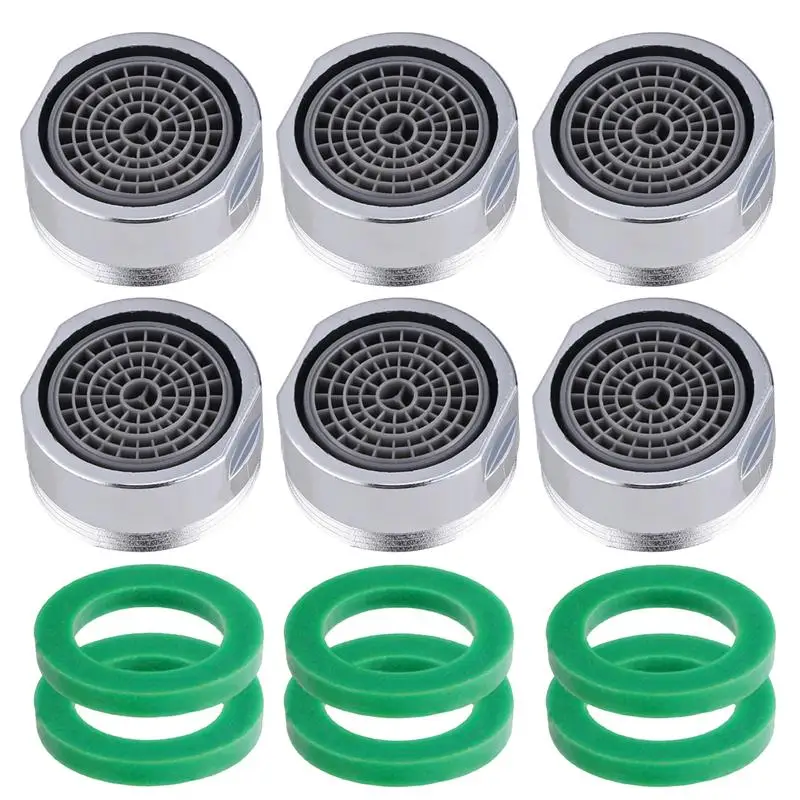 Фильтрующая насадка на кран 6 шт. пластиковый аэратор с резьбой|Аэраторы| |