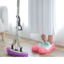 2 шт швабры тапочки Ленивые носки для пола обувь Быстрая полировка чистки пыли шлёпанцы