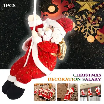 

Cloth Art Beautiful Cartoon Christmas Santa Claus Doll Elf Santa Decoration Xmas New Year Home Party Goods Ornaments Toy Gift