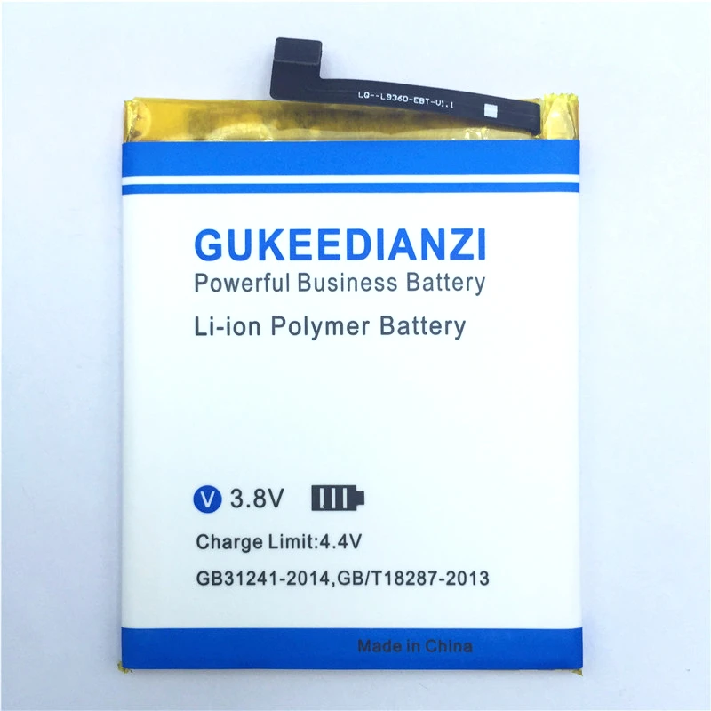 GUKEEDIANZI 3200 мАч X5 Plus/3200(в) сменная батарея для BQ Aquaris X5 Plus литий-полимерная батарея