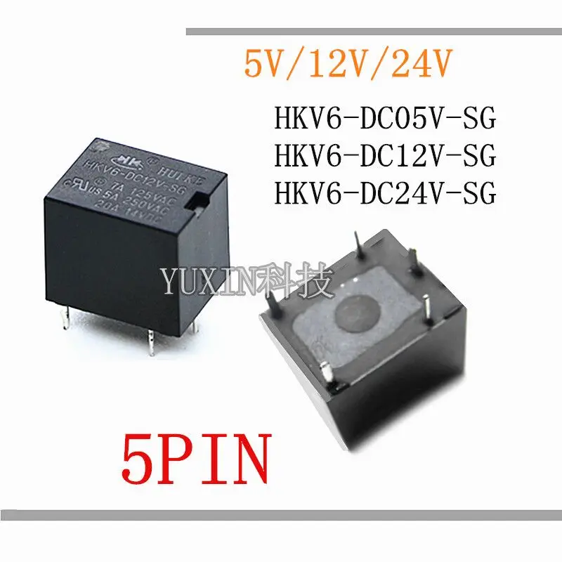 10 шт./лот 100% новое авто реле HKV6 DC5V SG 5 в HKV6 DC12V SG HKV6 DC24V SG 24В постоянного тока HKV6 DC12V SG HKV6DC12V 5В 12В 5PIN 20A|Реле| | АлиЭкспресс