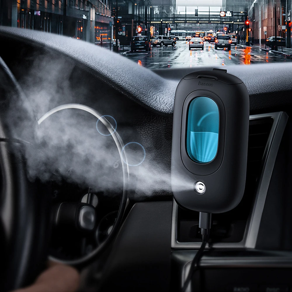 

Mini cabin usb car aromatherapy essential oil with magnetic discharge device humidifier diffuser office seat car air purifier