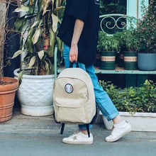 Стильный рюкзак в Корейском стиле, трендовая женская сумка в студенческом стиле, Молодежные вместительные сумки для путешествий