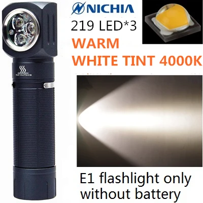warmwhite 4000K JAXMAN E1 высокий CRI l-стиль 18650 светодиодный фонарик грудь настольная лампа быстросъемный зажим сильный фонарь с магнитом - Испускаемый цвет: warmwhite 4000K