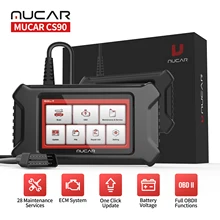 

MUCAR CS90 Auto Diagnostic Scanner Car Full System Diagnose OIL EPB DPF SAS TPMS IMMO 28 Reset Free OBD2 Scan Tool W MUCAR BT200