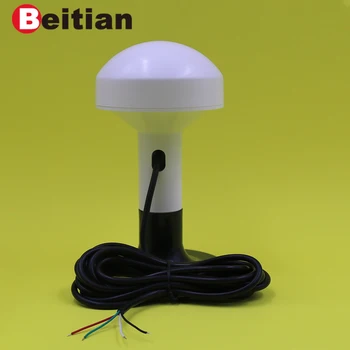 

BEITIAN 4 Cable:Red VCC,Green RX,White TX,Black GND IPC 3.0m 9600bps RS-232 level Plastic Base GLONASS GPS Receiver BP-583N