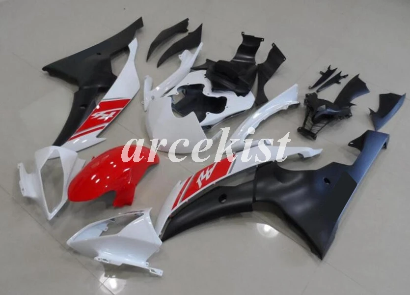 

New ABS Injection Mold Fairings Kit Fit For YAMAHA YZF - R6 2008 - 2016 08 09 10 11 12 13 14 15 16 Bodywork set red white
