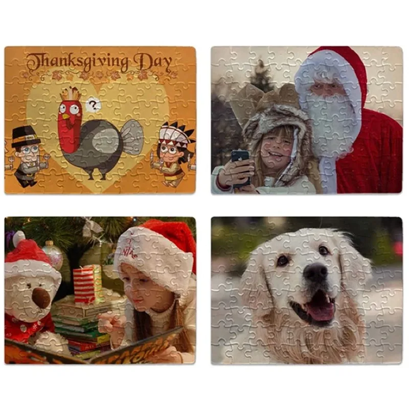 10 Packs Handmade Jigsaw Puzzles A4 A5 Sublimation Blanks Puzzles Diy