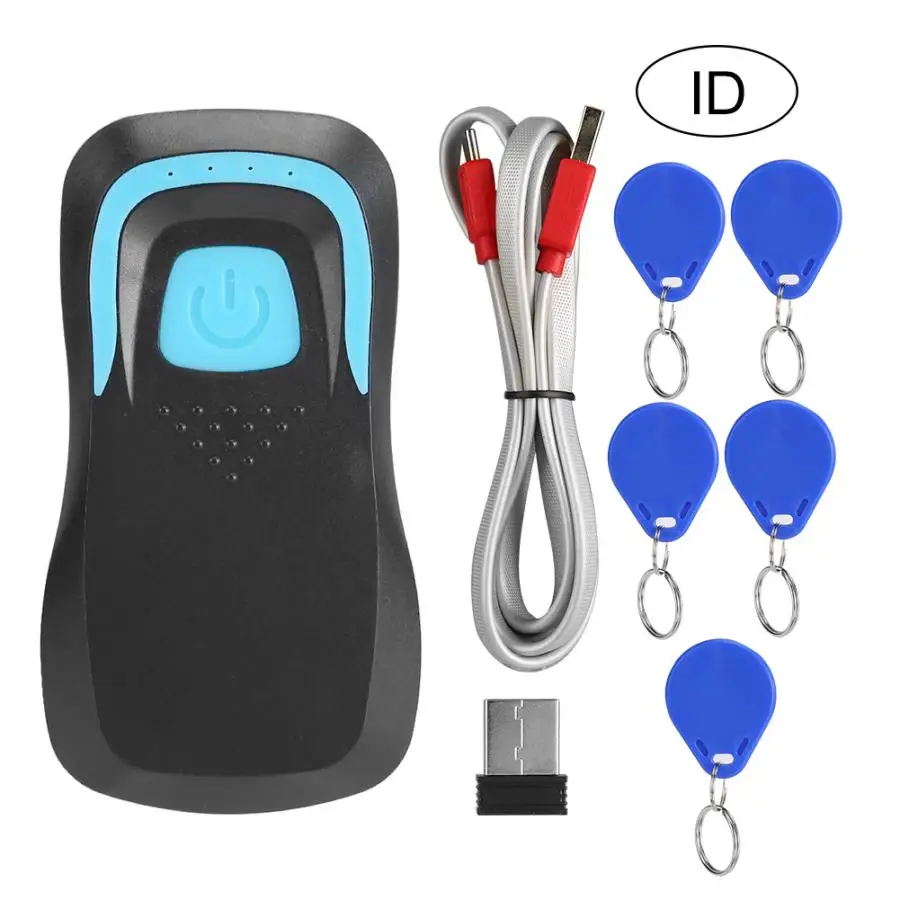 Black ID Беспроводной сканер кода Bluetooth RFID ID/IC Card Reader беспроводной сканер кода 13,56 м/125 кГц частота - Цвет: Black ID
