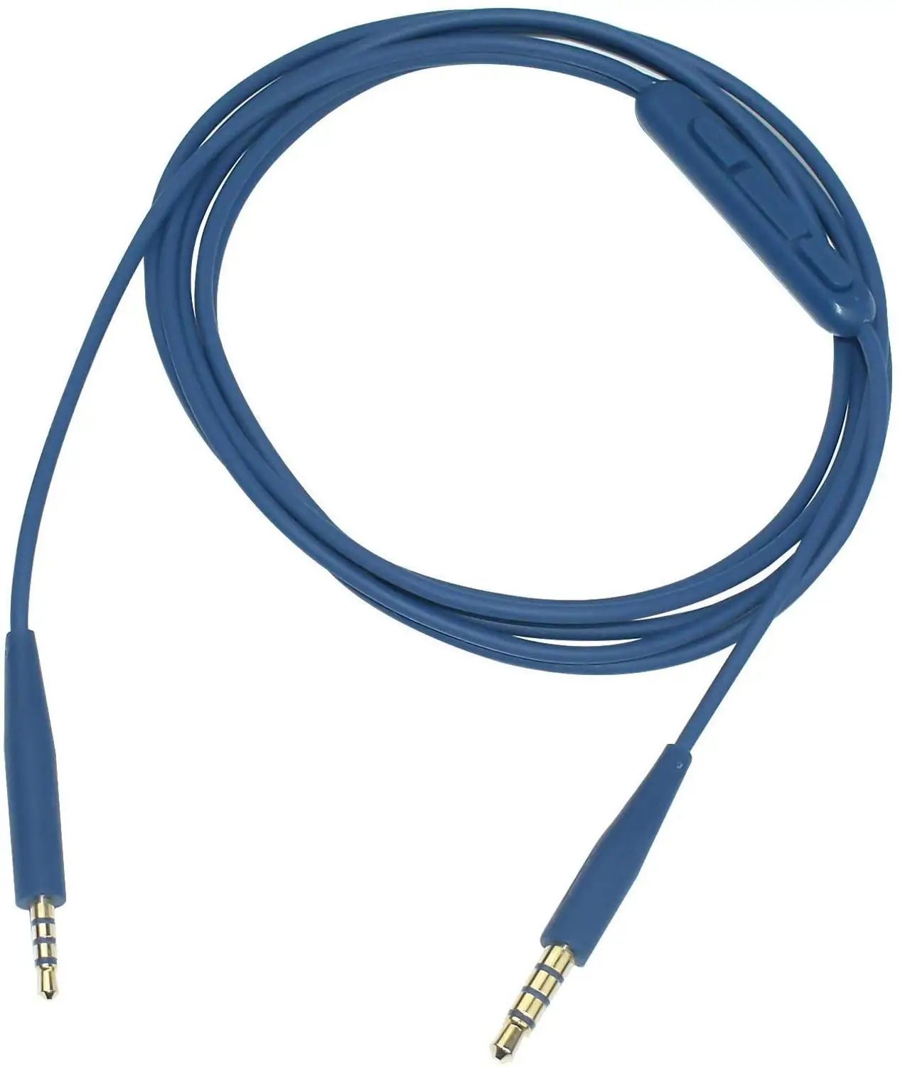 Sostituzione Cavo Audio Con Telecomando Del Volume E Microfono Per Bose In-Ear 2/Oe2/Oe2I/Qc25/Qc35/Soundlink/Soundtrue Cuffie (Blu Scuro)