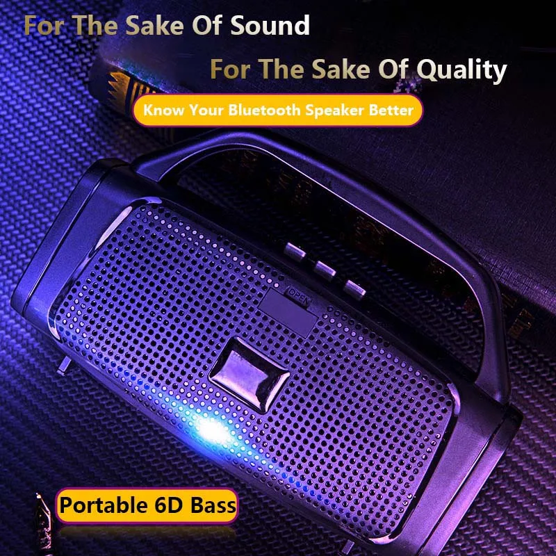 

Mini Speakers Portable Wireless Bluetooth Speaker Sound System 3D Stereo Music Surround Column Support TF USB MP3 Play For Phone