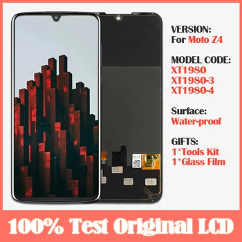 

Original 6.4" Display For Motorola Moto Z4 LCD Display +Touch Screen Digitizer Assembly Replacement For Moto Z4 XT1980-3 Screen