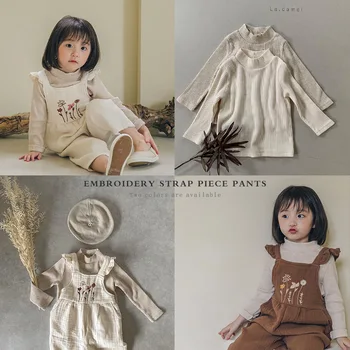 

Pre-sale Korean Girls 2020 Autumn and Winter Overalls Baby Jumpsuit Cotton Casual Loose Jumpsuit