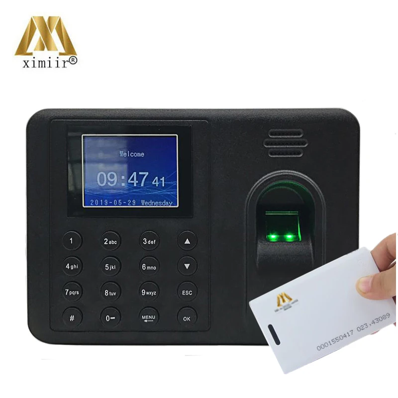 

ZK K50 Biometric fingerprint recognition time attendance recognition time clock with RFID card reader