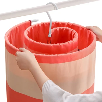 

Spiral Bed Sheet Drying Rack Stainless Steel Blanket Laundry Hanger Dorm Quilt Collapsing Foldable Laundry Drying Rack