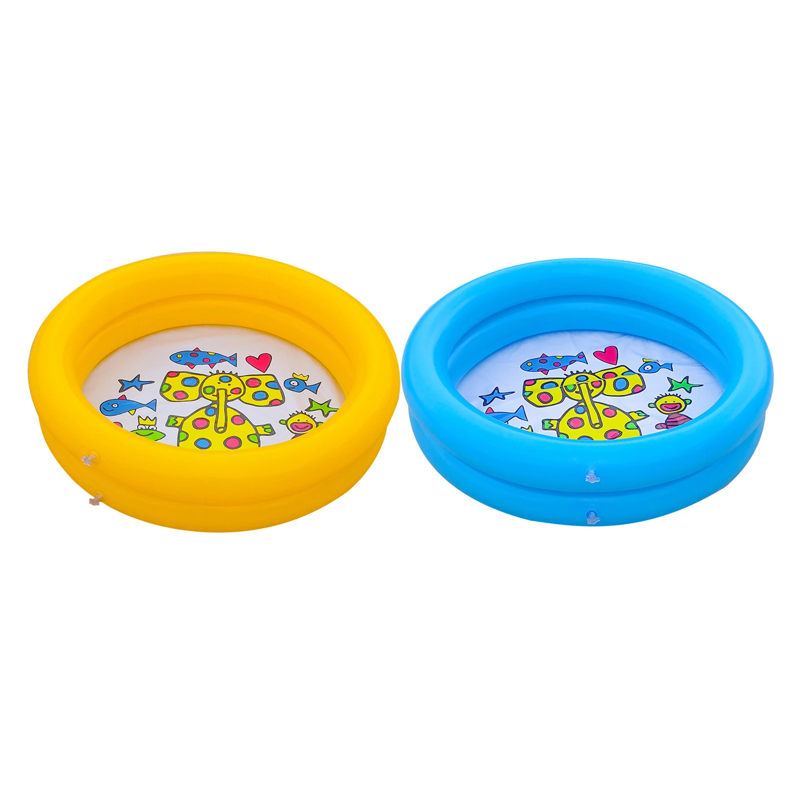 PVC Round Kids Inflatable Swimming Pool Baby Bath Tub Family Summer Indoor Outdoor Garden Backyard Water Fun Toy Tub Durable