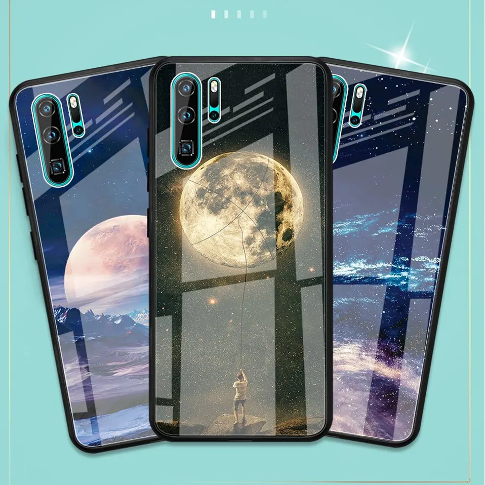 Case For Huawei P30 P20 Pro Lite Nova 3 3i Cover Luxury Glass Case For Huawei Honor 8X 10 10i 20 20i Mate 10 20 30 Pro Lite (1)