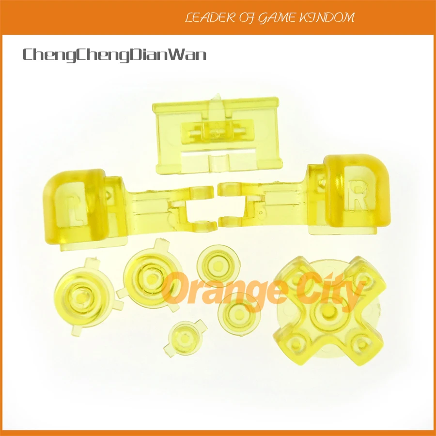 Прозрачный Красочный пластик A B выберите Пуск L R Кнопки D Pad для GBA SP полные кнопки