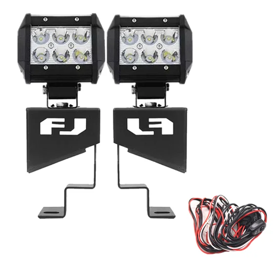 【引き取り限定】プラド fjクルーザー　ブルバー　ライトバー付き 引き取り限定】プラド fjクルーザーブルバーライトバー付き