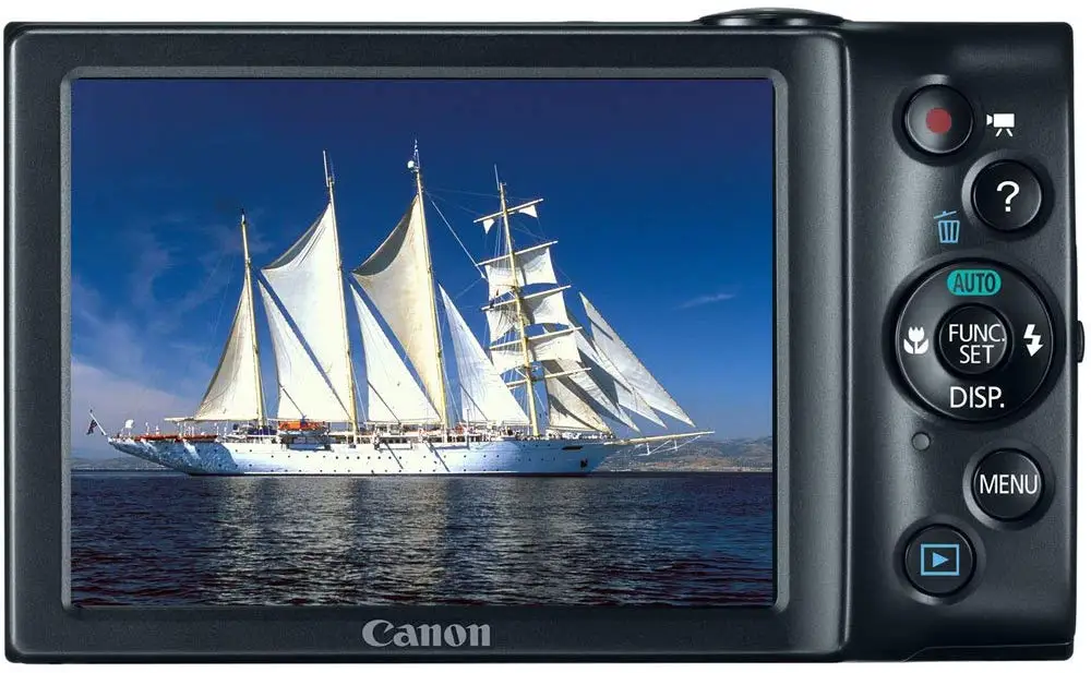 Full new,Canon PowerShot A3400 IS 16.0 MP Digital Camera with 5x Optical Image Stabilized Zoom 28mm Wide-Angle Lens