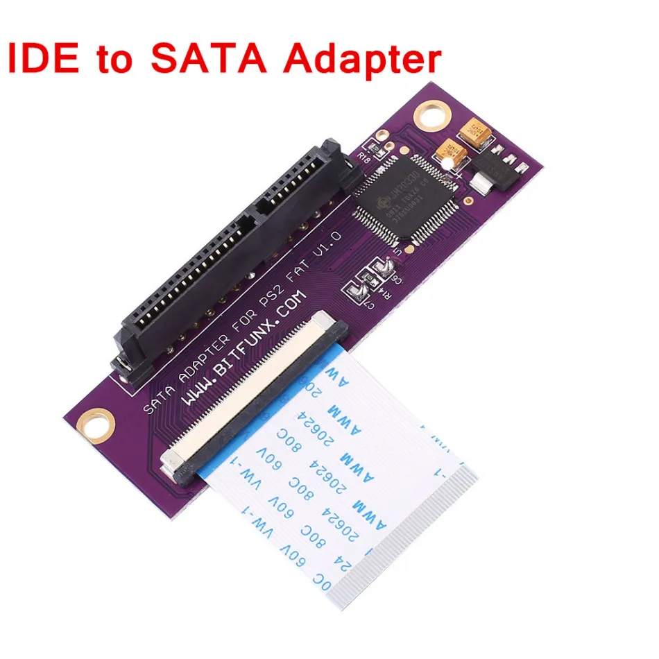 

High Quality Network Card Adapter Internet Module IDE to SATA Port Kits For SONY PS2 Playstation Game Player