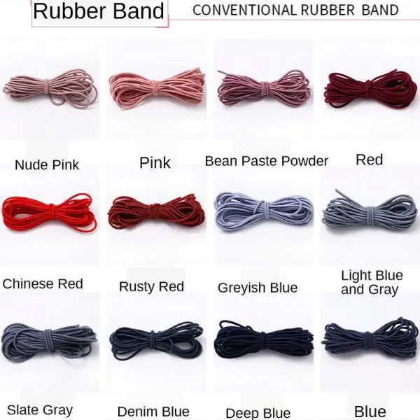 2.8mm Elastic Cord 5.5Yard Beading Cord Stretchy String for Jewelry Making Craft