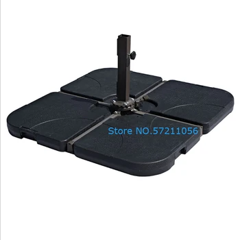 

Portable Outdoor Umbrellas Stand Sand/Water Inject Garden Parasol Base 4pcs/Set