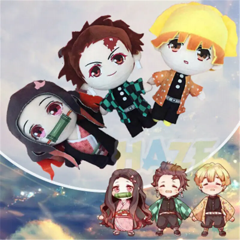 Аниме Demon Slayer: Kimetsu no Yaiba Kamado Nezuko 20 см мягкая игрушка плюшевые игрушки милая кукла