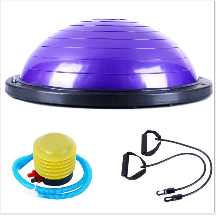 

Wave Velocity Ball Half-ball Yoga Instrument PVC Thick Explosion-Proof Semicircle Balance Ball Pilates Ball Wave Velocity Hemisp