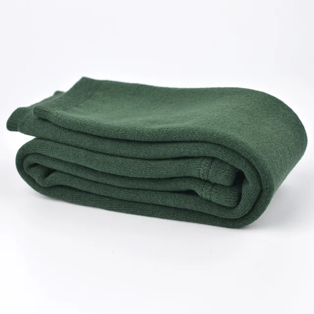 Детские леггинсы, утепленные вельветовые леггинсы для мальчиков и девочек, осенне-зимние детские штаны, мягкие хлопковые штаны для малышей - Цвет: Зеленый