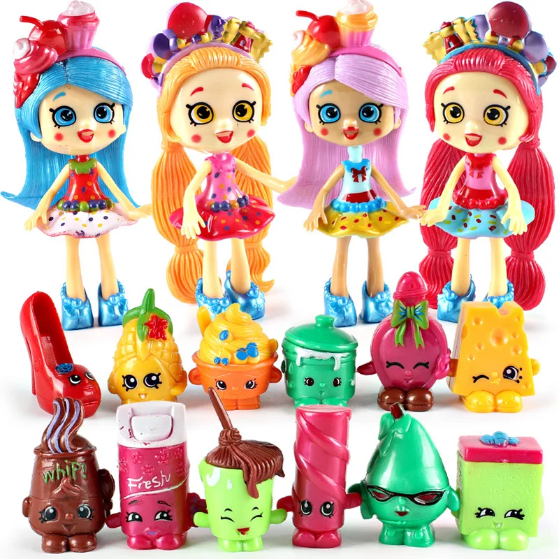 

1 Set LOL Doll Play Mate Shopkins Season 8 Colorful Dolls With Fruit Accessories Girl Best Toys Dolls Kids Birthday Gifts