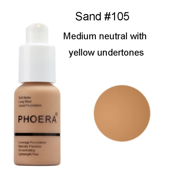 PHOERA Mineral Touch Whitening Concealer Facial Base Cream Brighten Moisturizer Face Liquid Foundation Makeup Primer TSLM1