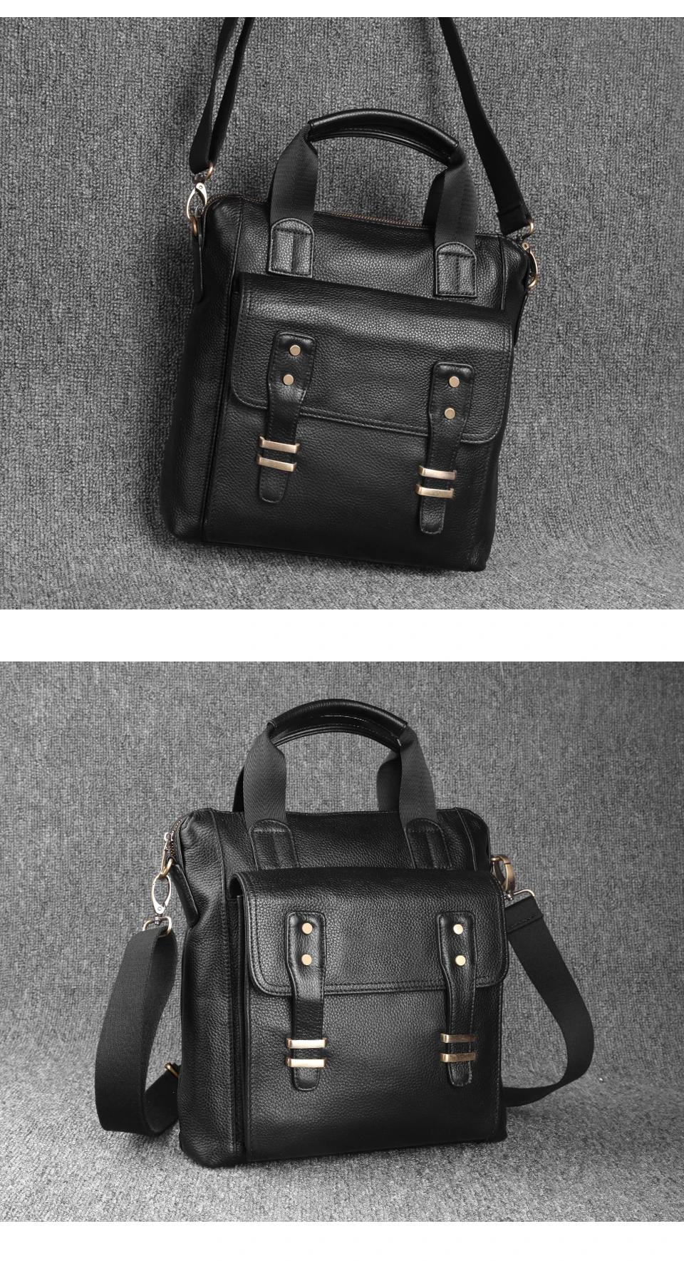 Cobbler Legend новая деловая сумка брендовая мужская Повседневная натуральная кожа коровья кожа черная модная сумка через плечо дорожная сумка-мессенджер