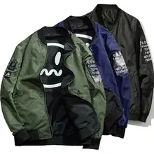 Мужская зимняя повседневная куртка пилот бой бомбардировщик пальто Бейсбол Спортивная Верхняя одежда Топы