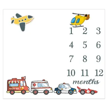 

Newborn Monthly Milestone Blanket Photo Backdrop Cloth Photography Props U90B