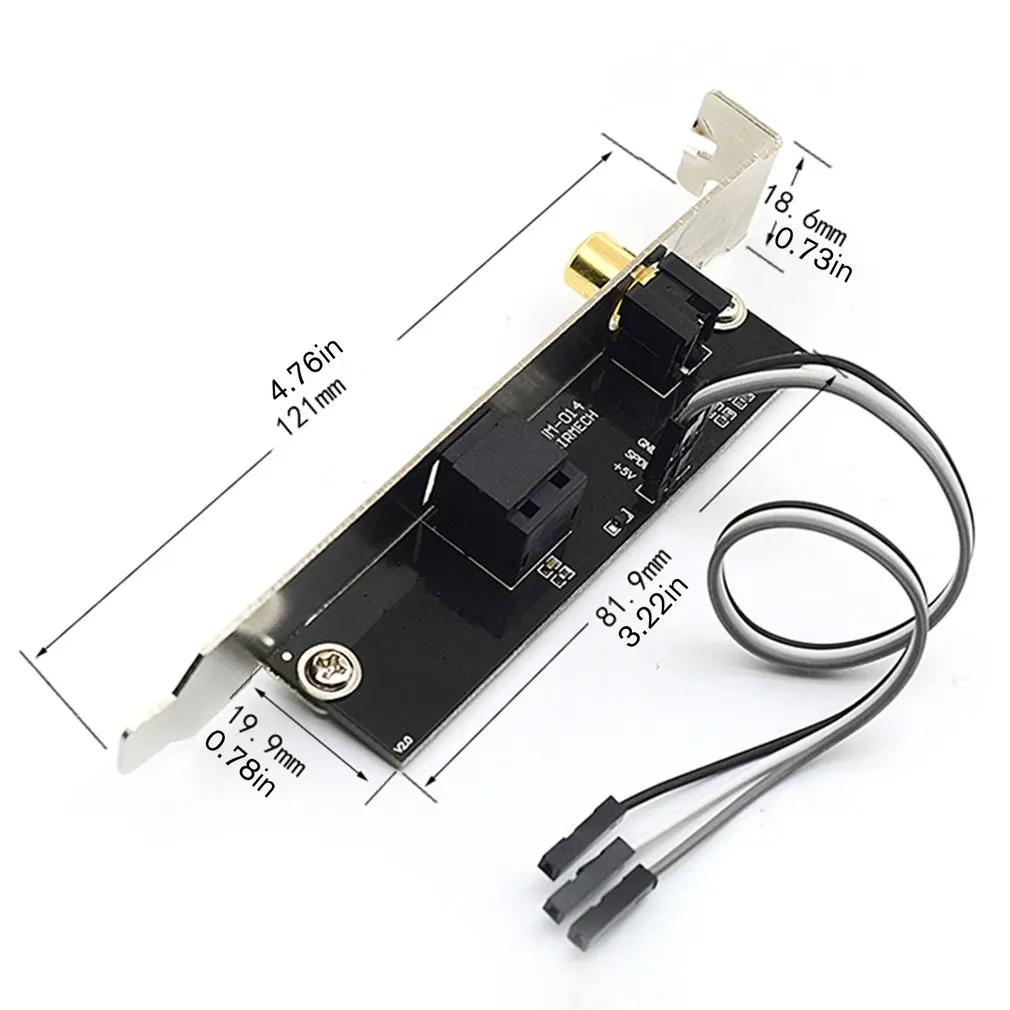 DTSAC3LPCM SPDIF дочери карты оптического волокна коаксиальный цифровой звуковой карты дефлектор DAC DTS декодер для общей материнской платы