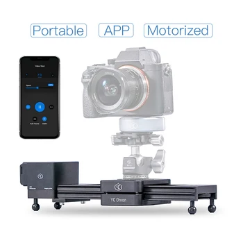 

YC Onion Aluminum Motorized Camera Slider App Bluetooth Control Slider Camera for GoPro Smart Phone Gimbal DSLR Camera