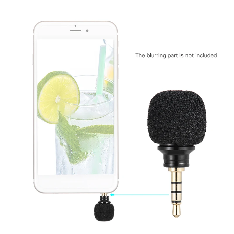 

3.5mm Jack Mini Omni-Directional Portable Mic Microphone Cellphone Smartphone for Recorder for iPad for iPhone5 6S 6 Plus