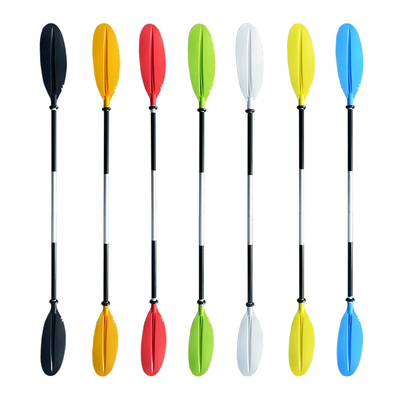 220cm Thicken Aluminum Split Paddling Pad Oar Professional Double Head Paddle Canoe for Inflatable Boat Fishing | Спорт и
