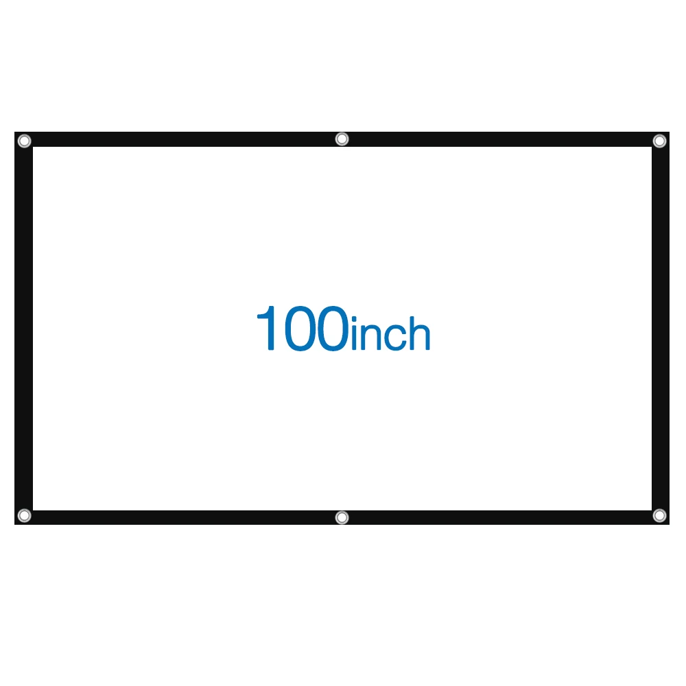 Проекционный экран Poner Saund 100 дюймов 16:9 складной HD светодиодный уличный